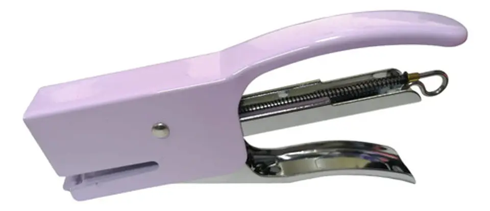 Grapadora Cosedora Metálica De Pinza Estandar + Ganchos Kit 14