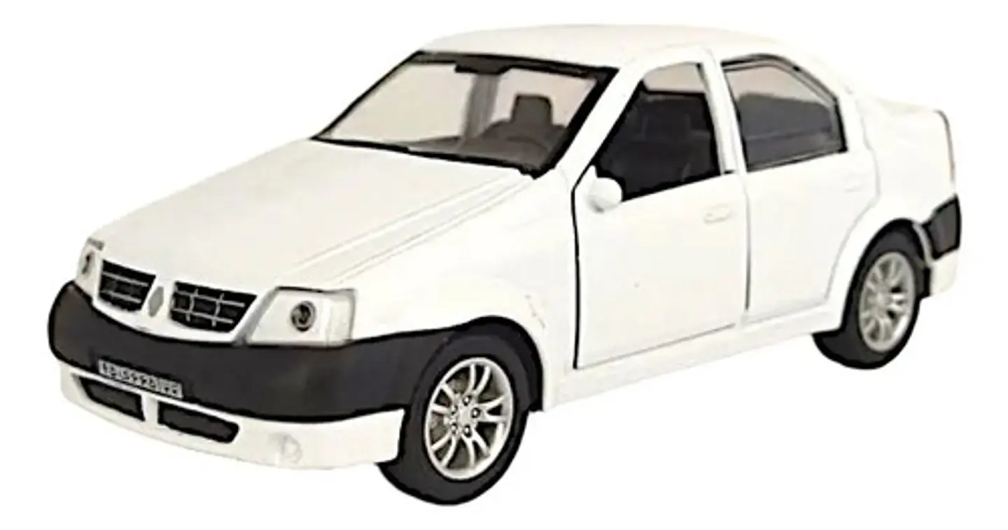 Renault Logan Escala 1/36 Con Luces Led 4