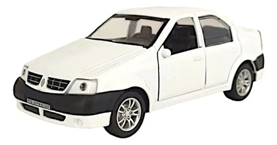 Renault Logan Escala 1/36 Con Luces Led 4