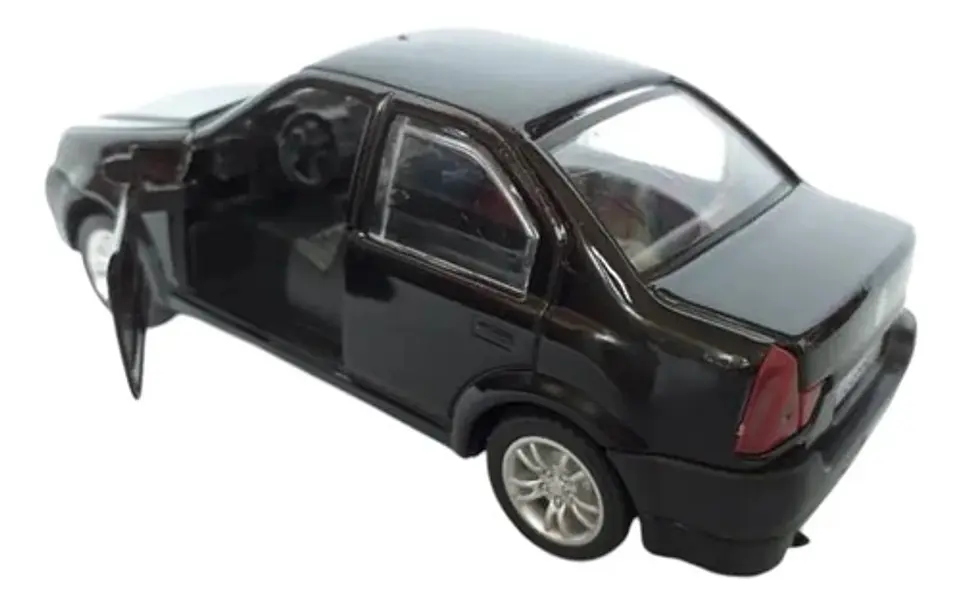 Renault Logan Escala 1/36 Con Luces Led 27