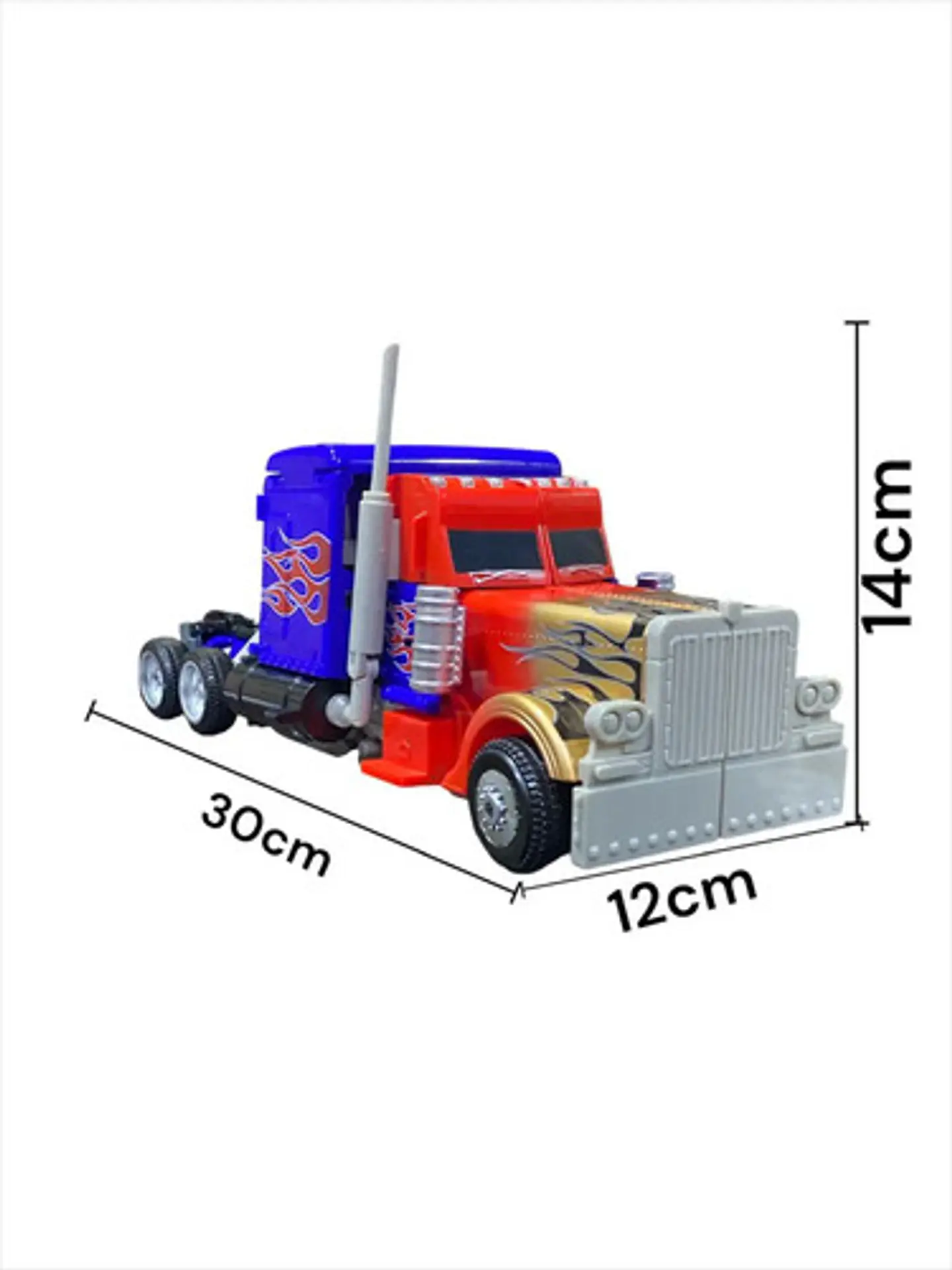 Juguete Carros Robots Autos Articulados Transformables 35cm 3