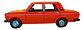 Fiat 125p, Auto Escala 1:24, Metálico Con Luces Sin Caja. - Miniatura 4