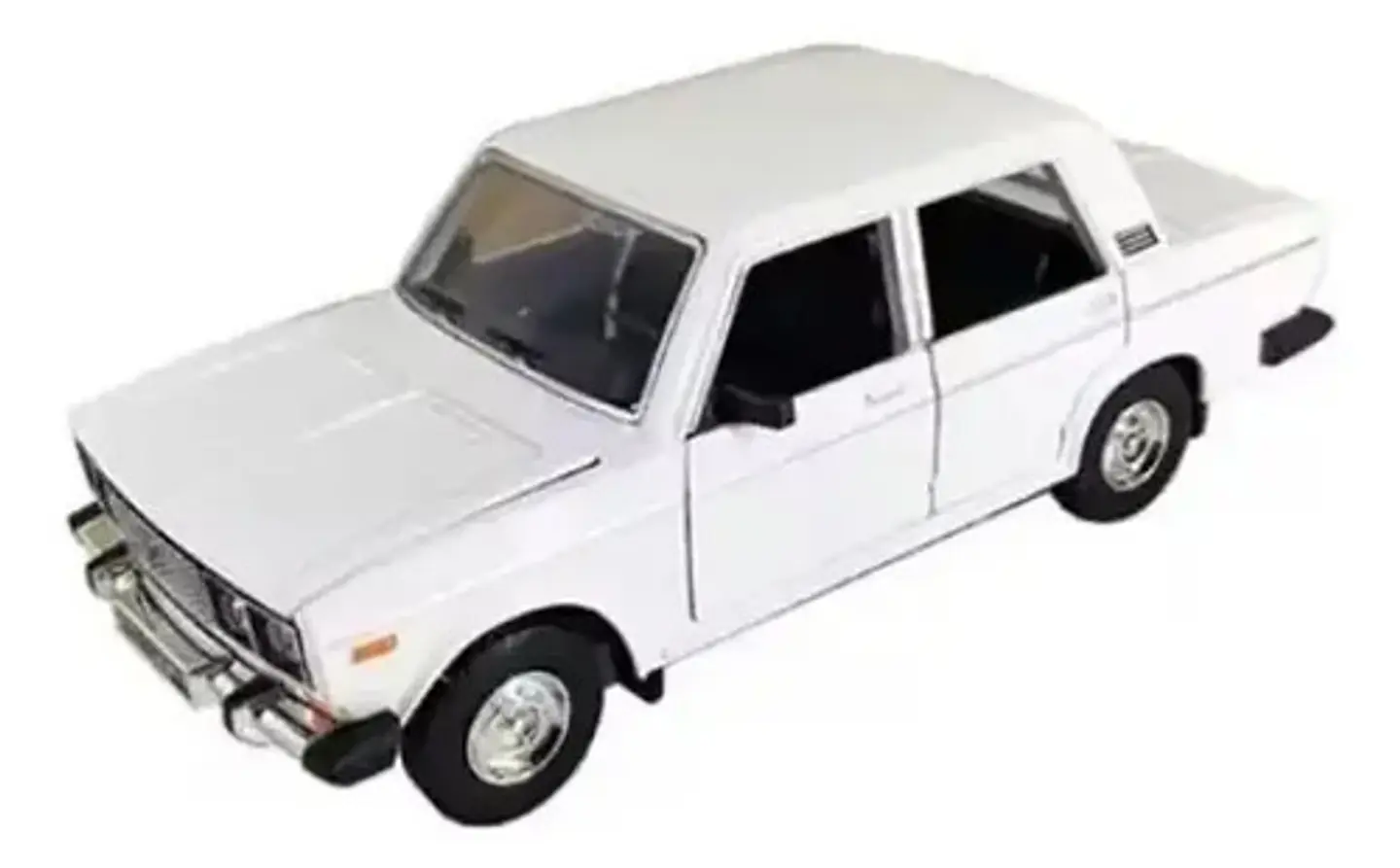 Fiat 125p, Auto Escala 1:24, Metálico Con Luces Sin Caja. 8
