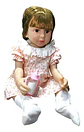 Muñeca Bebé Reborn Macro 55cm Cuerpo Blando Silicona Articulada Rosa - Miniatura 3