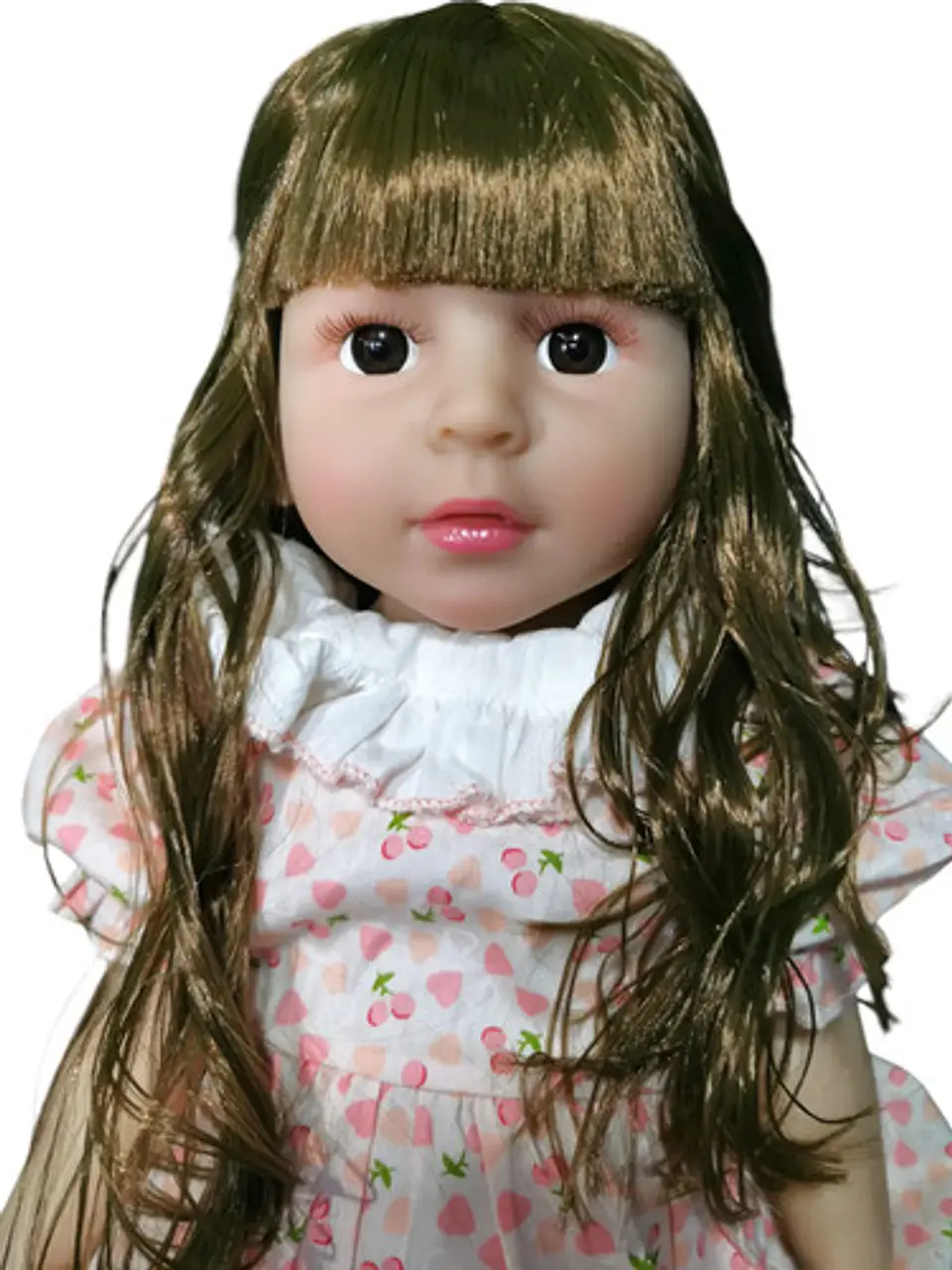 Muñeca Bebé Reborn Macro 55cm Cuerpo Blando Silicona Articulada Rosa 4