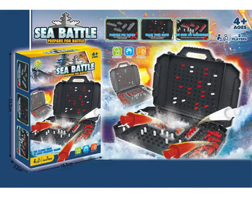 Juego Batalla Naval Juguete Para Niños Didáctico 2