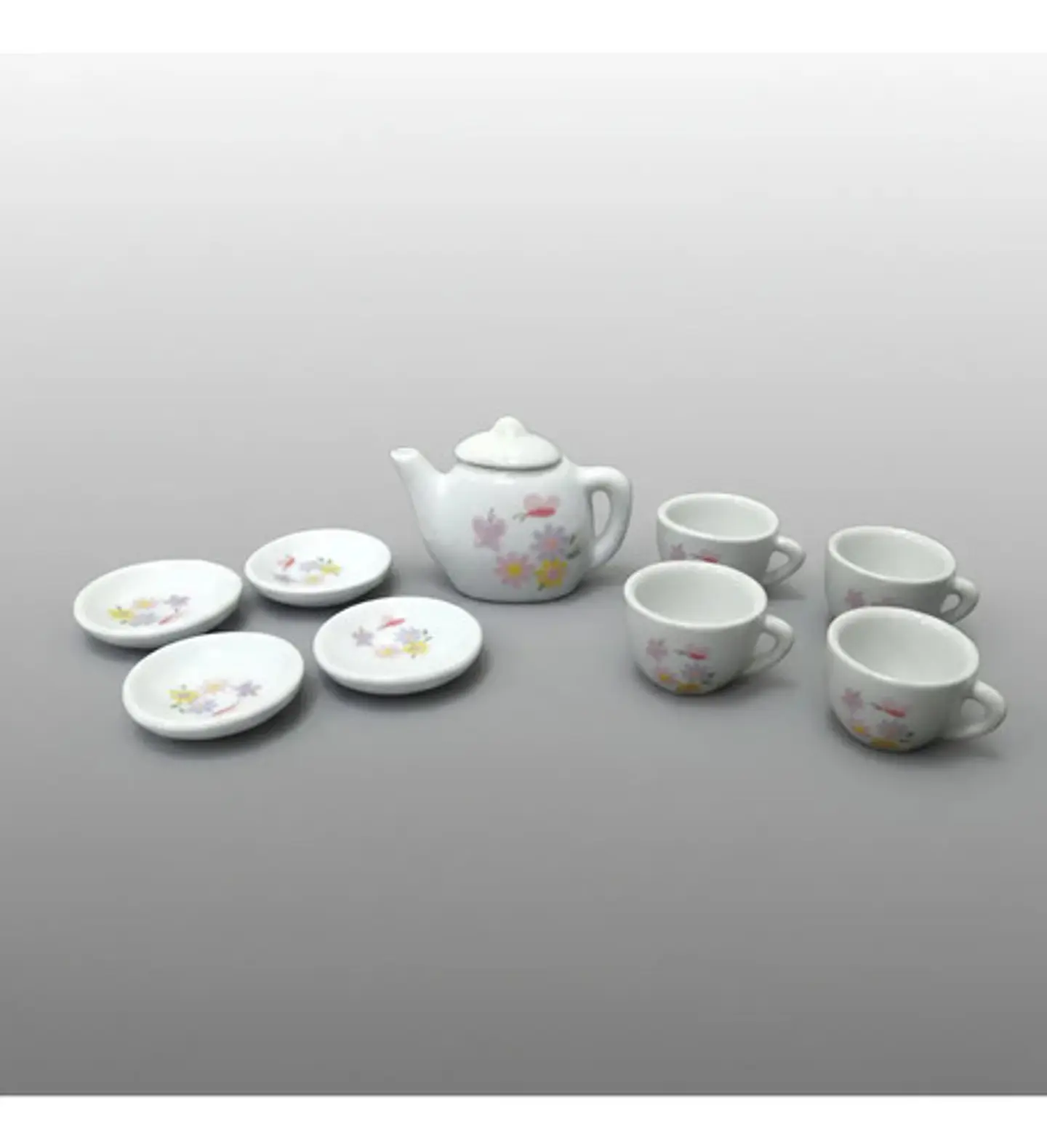 Set De Mini Te Infantil 10 Pcs Juego Niñas Ceramica Infantil 10