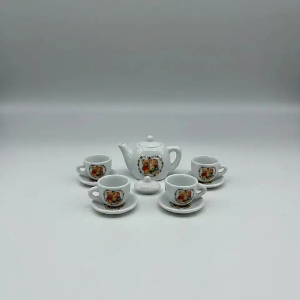 Set De Mini Te Infantil 10 Pcs Juego Niñas Ceramica Infantil 21