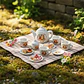 Set De Mini Te Infantil 10 Pcs Juego Niñas Ceramica Infantil - Miniatura 24