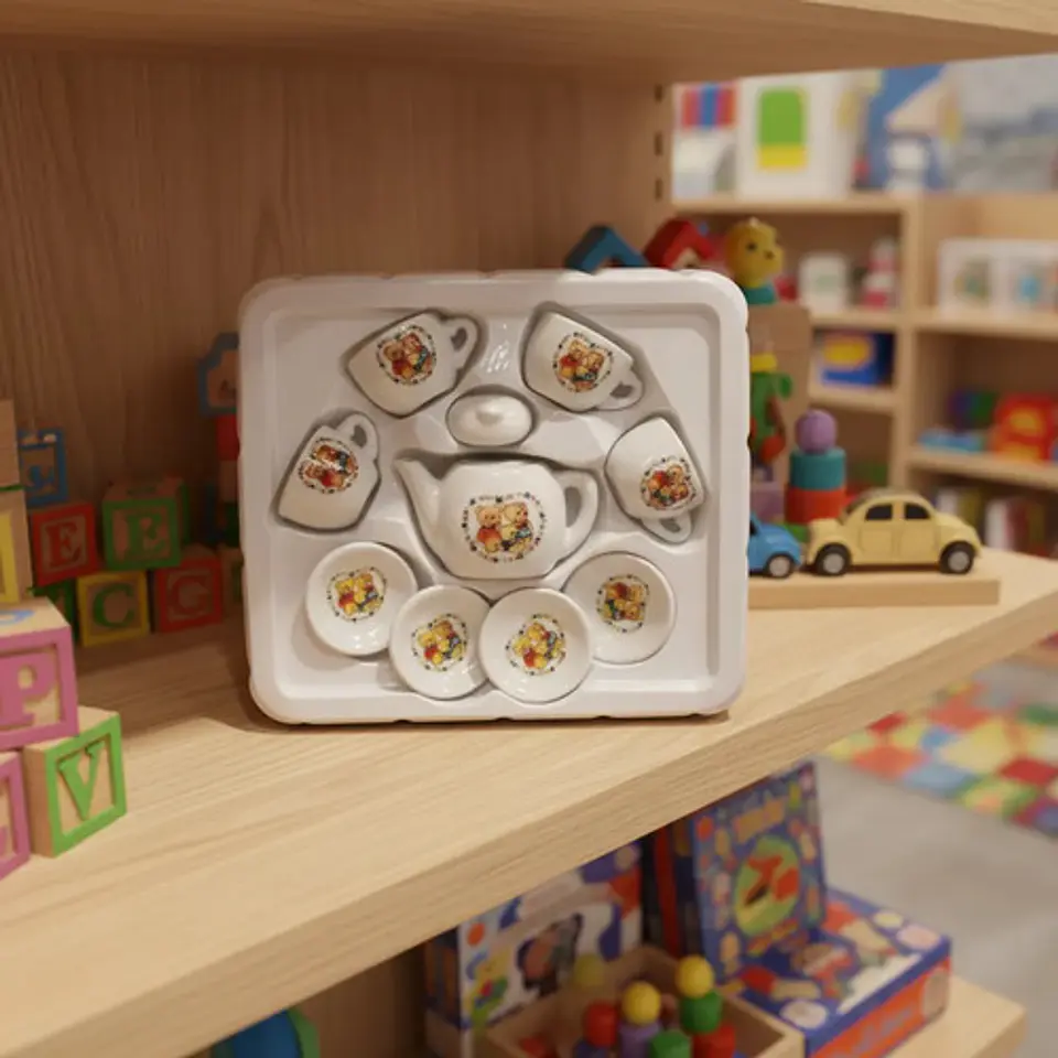 Set De Mini Te Infantil 10 Pcs Juego Niñas Ceramica Infantil 25