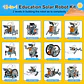 Robot Juguete Educativo Kit Solar 12 En 1 Robotica Stem Arma Color Blanco Personaje Robot Blanco 12 En 1 - Miniatura 5