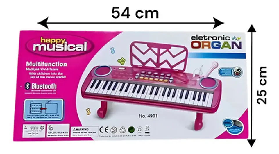 Piano Para Niños Organeta Bluetooth 4