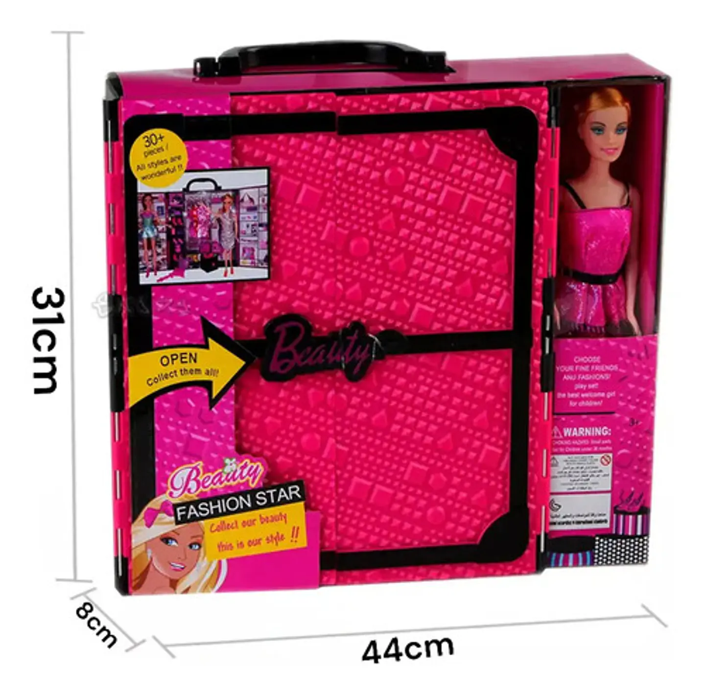 Armario Closet De Lujo Set De Fantasia Muñeca Vestidos 5