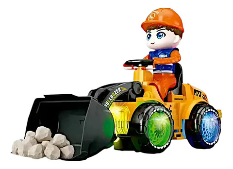 Excavadora Juguete Niños Luces Sonido Camion Carro