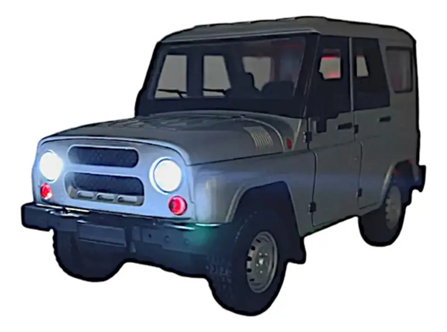 Campero Uaz 4x4 A Escala 1:24. 5