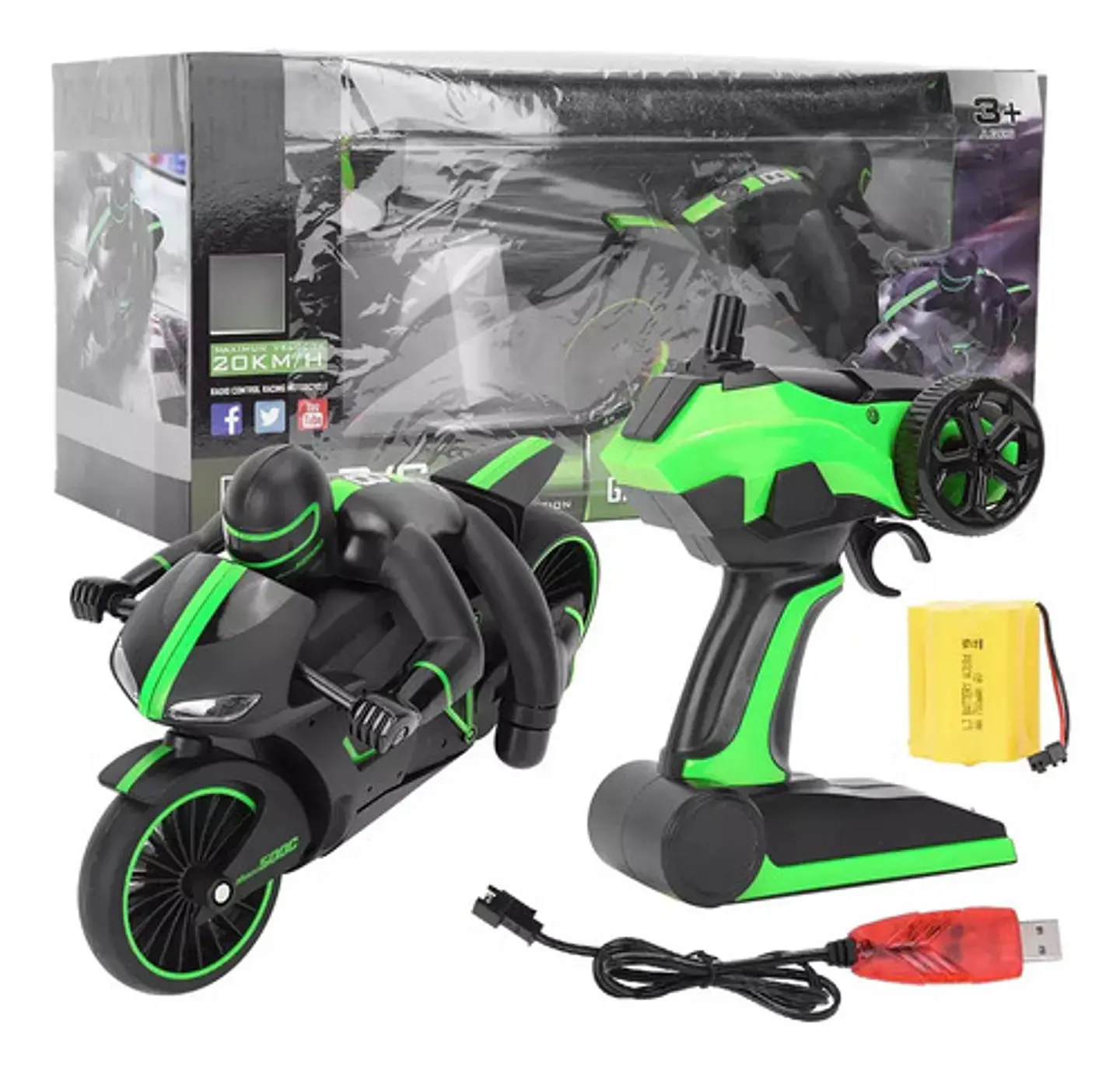 Motocicleta Control Remoto Crazon 3