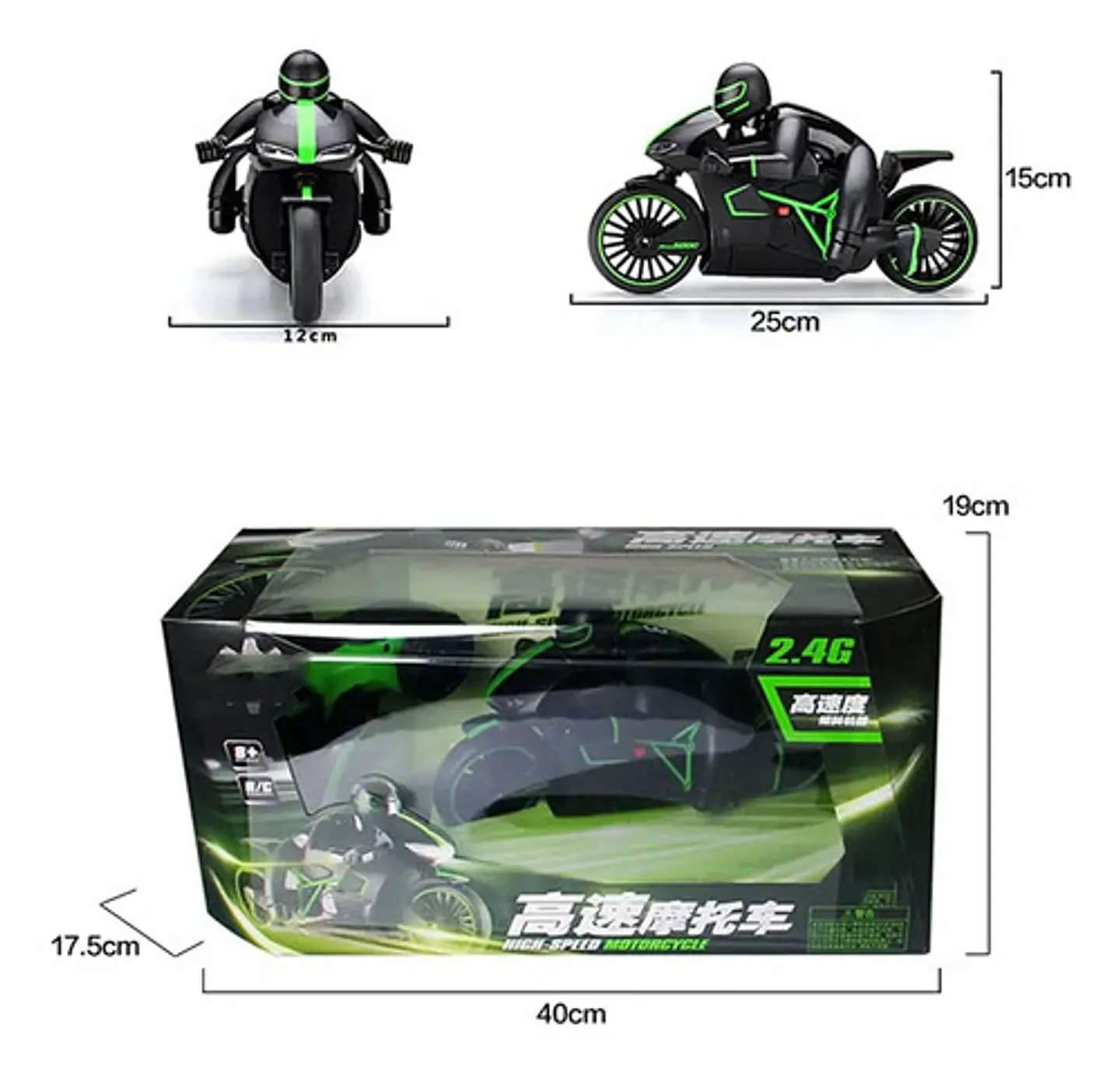 Motocicleta Control Remoto Crazon 6