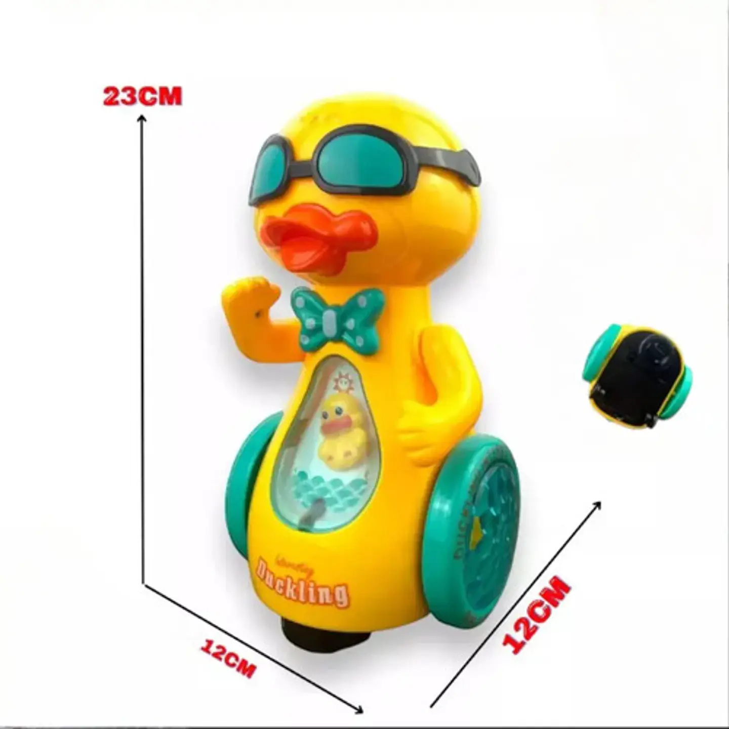 Juguete Pato Musical Humo Luces Sonido Niños 4
