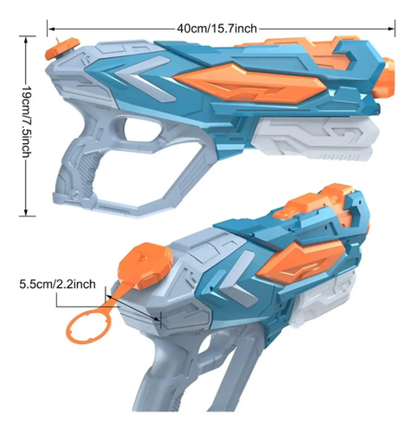 Pistola De Agua Jugute Playa Piscina Niños Adultos,chorro 6