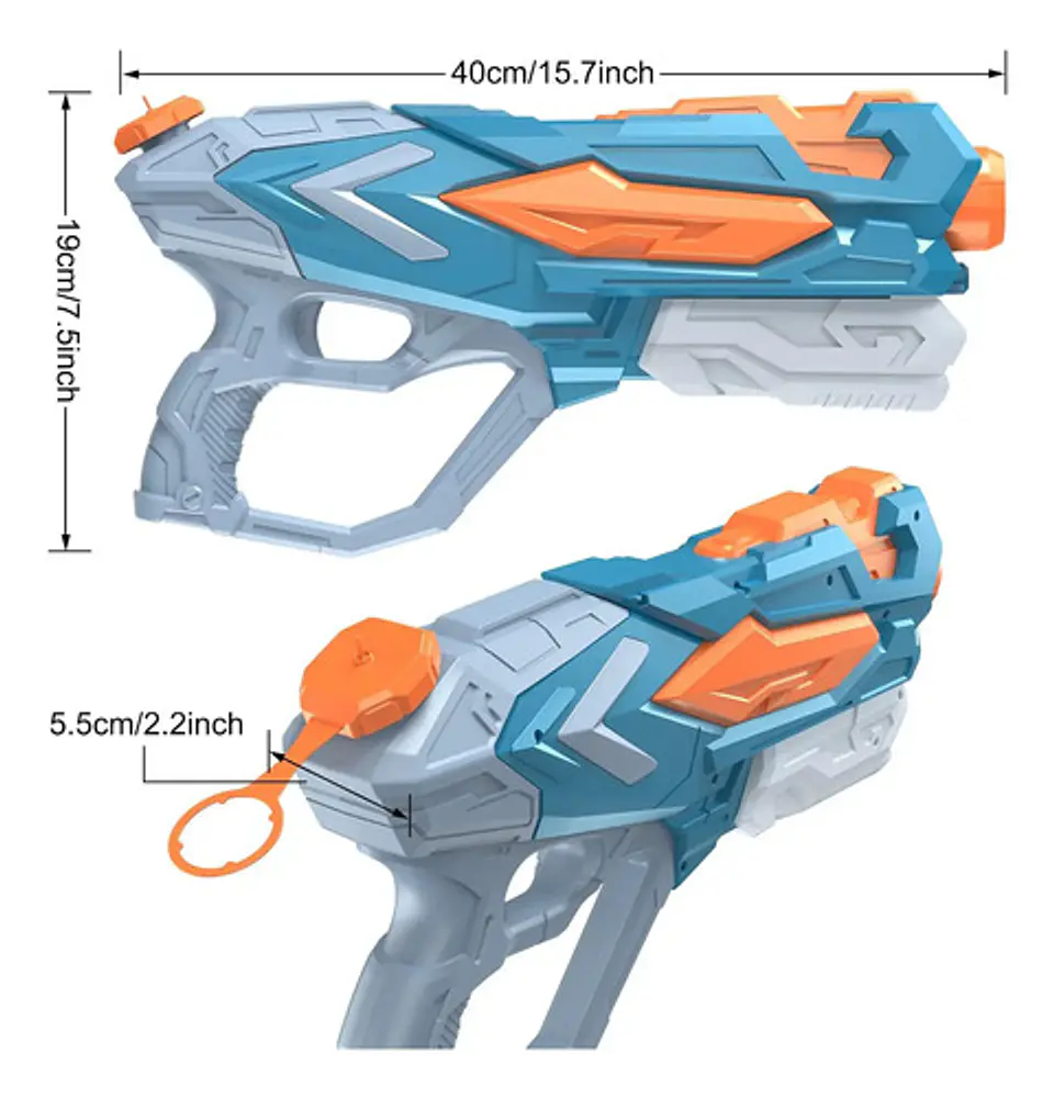 Pistola De Agua Jugute Playa Piscina Niños Adultos,chorro 6