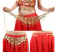 Accesorios Diadema Aretes Cinturon Collar  Danza Del Vientre Disfraz Arabe - Miniatura 4