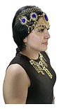 Accesorios Diadema Aretes Cinturon Collar  Danza Del Vientre Disfraz Arabe - Miniatura 6