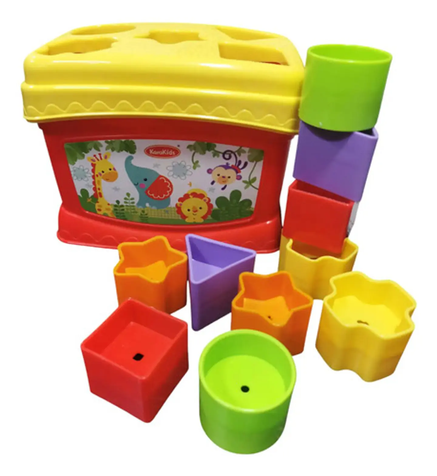 Bloques Bebe Encajable Motriz Multicolor 2