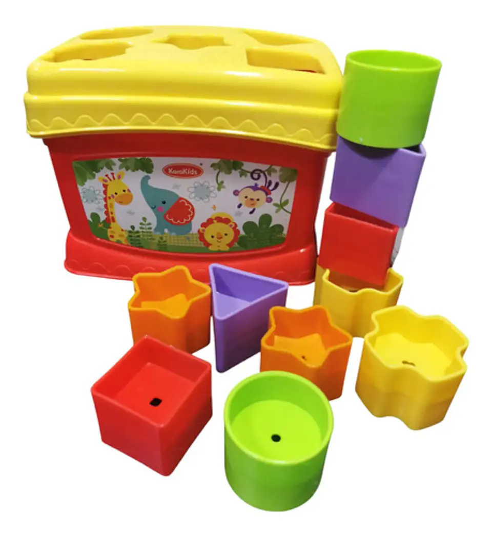 Bloques Bebe Encajable Motriz Multicolor 2