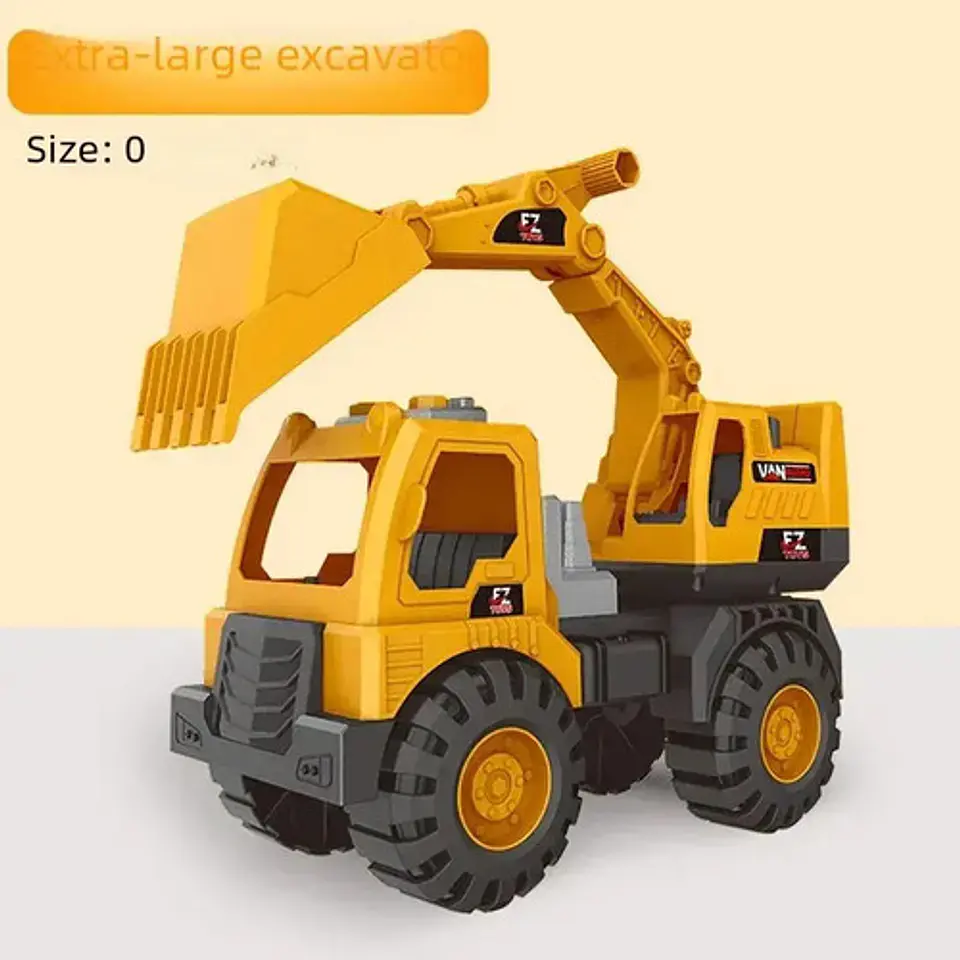 Camión Constructor Retroexcavadora Grua Volqueta Niños 9