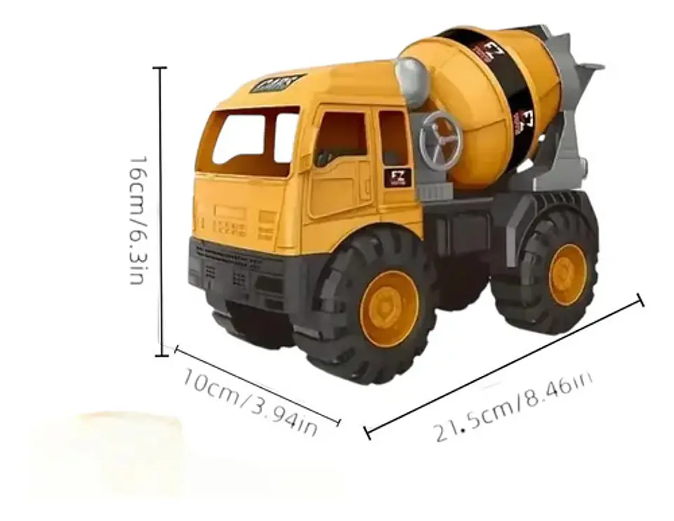 Camión Constructor Retroexcavadora Grua Volqueta Niños 12