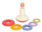 Juguete Apilable Bibi-irn Conejo Rosa Plástico Para Bebés 0-6 Meses - Miniatura 2