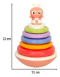 Juguete Apilable Bibi-irn Conejo Rosa Plástico Para Bebés 0-6 Meses - Miniatura 4
