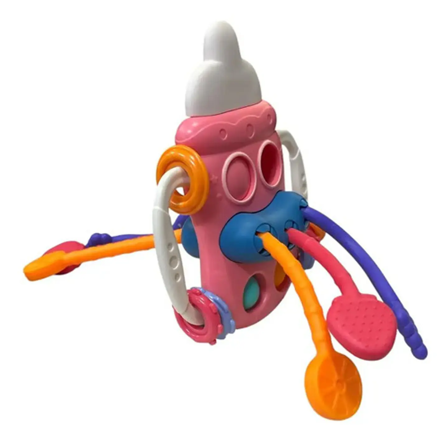 Juguete Biberón Sensorial 5 En 1 Bebe Juego Estimulacion 2