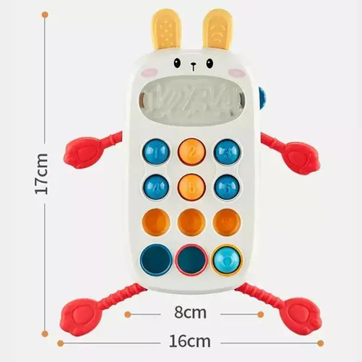 Juguete Aprendizaje Sensorial Telefono Interactivo Bebe 8en1 2