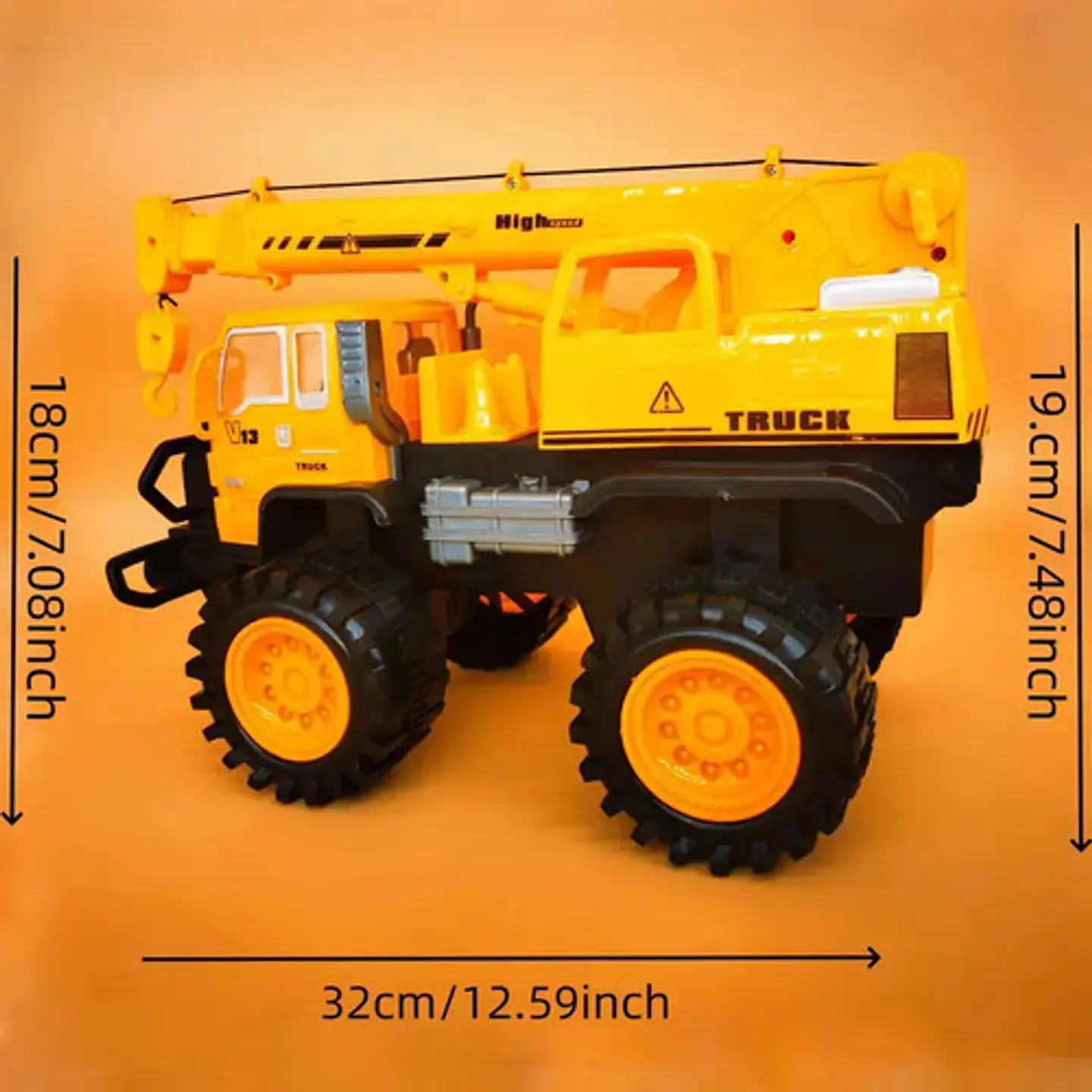 Camión Constructor Volqueta Retro Gr Fricción Niños Plástico 2