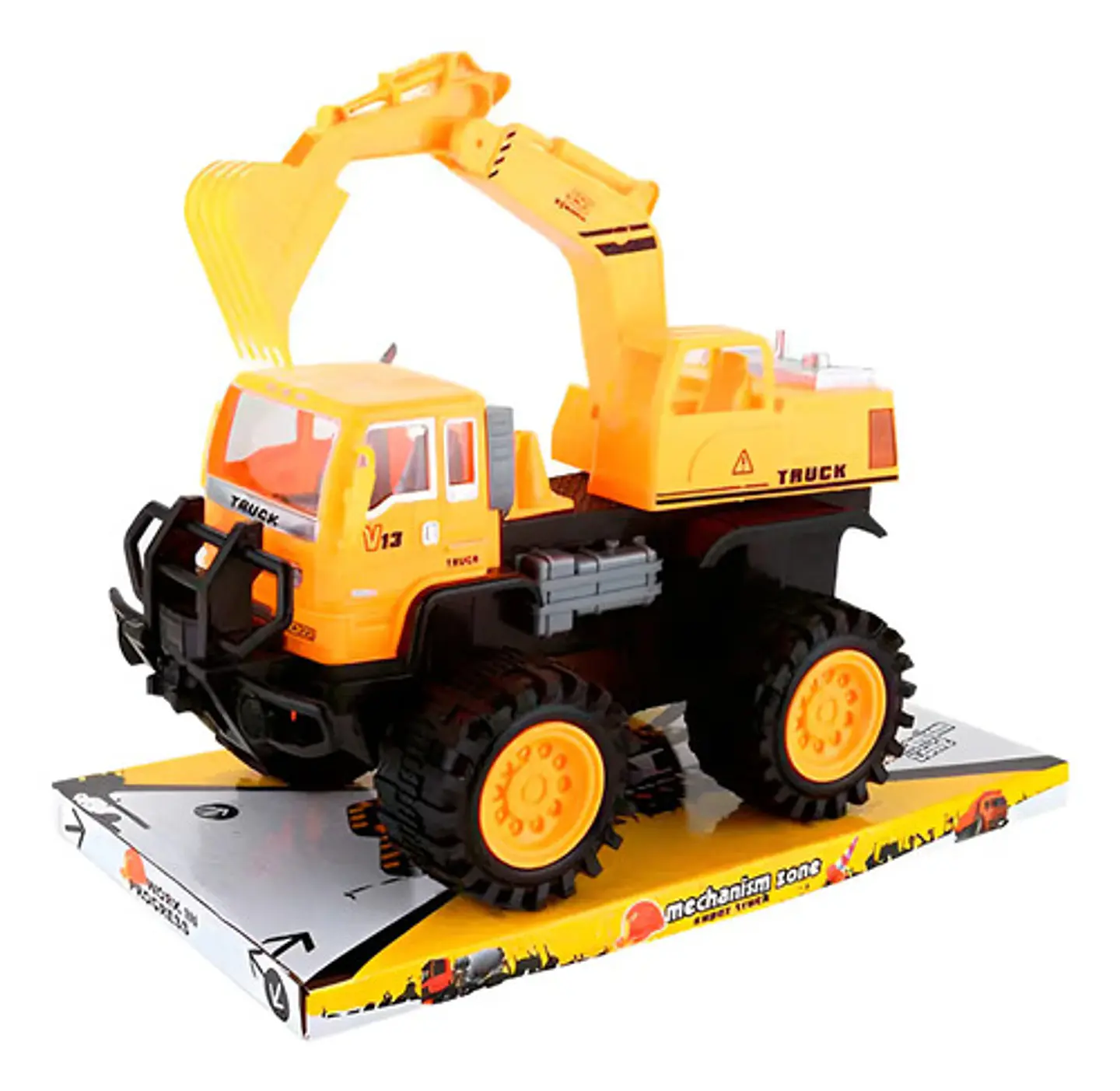 Camión Constructor Volqueta Retro Gr Fricción Niños Plástico 7