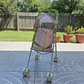 Set Coche Muñecas Niñas Infantil Cuna Comedor Muñecos 3 En 1 - Miniatura 2