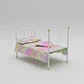 Set Coche Muñecas Niñas Infantil Cuna Comedor Muñecos 3 En 1 - Miniatura 4