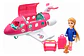 Juego De Avion Azafata Niñas Accesorios Rosa - Miniatura 1