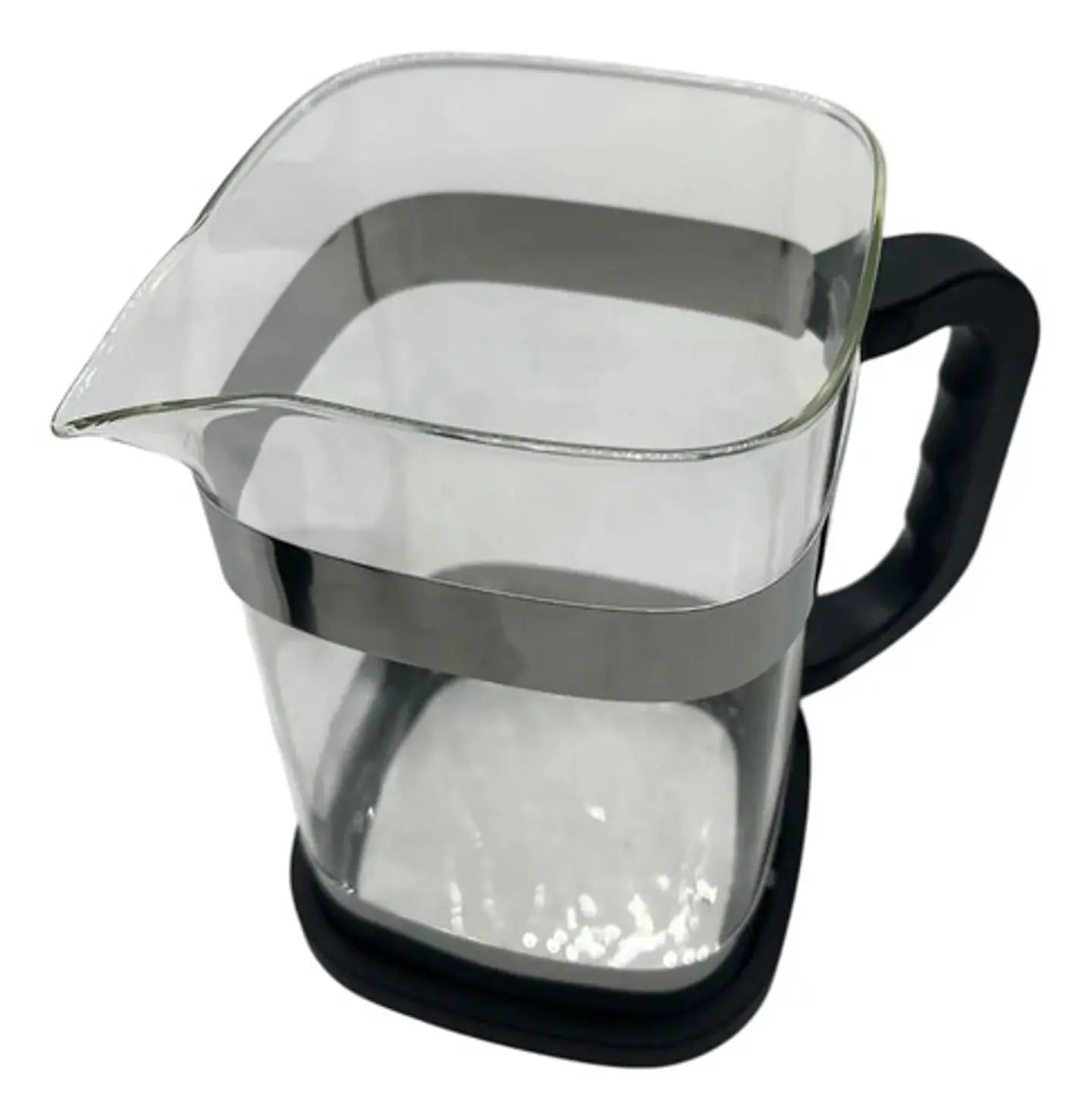 Cafetera Embolo Prensa Francesa 1000cc Vidrio Negra Color Ne 4