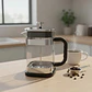 Cafetera Embolo Prensa Francesa 1000cc Vidrio Negra Color Ne - Miniatura 8