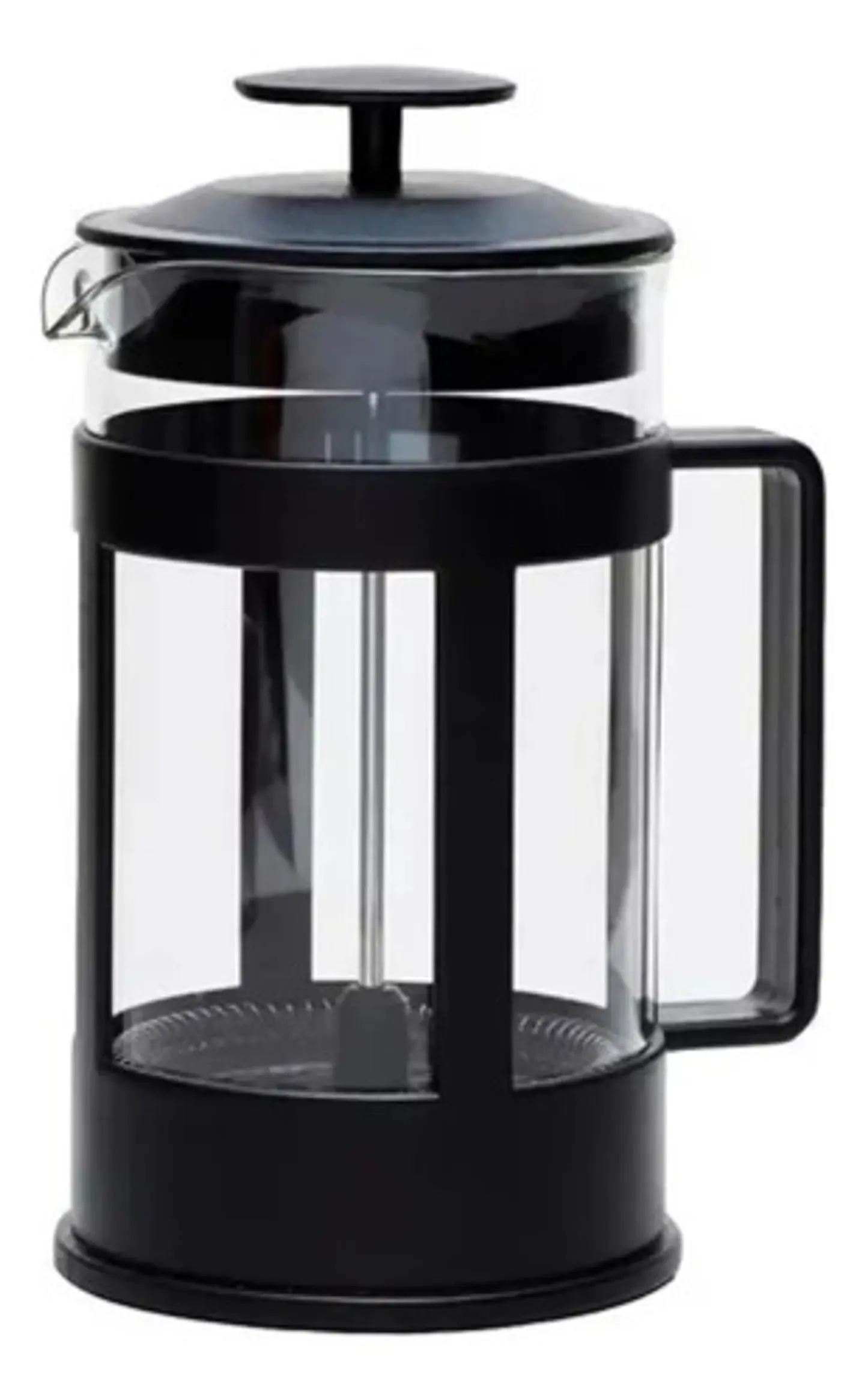 Cafetera Embolo Prensa Francesa 1000cc Vidrio Negra Color Ne 11