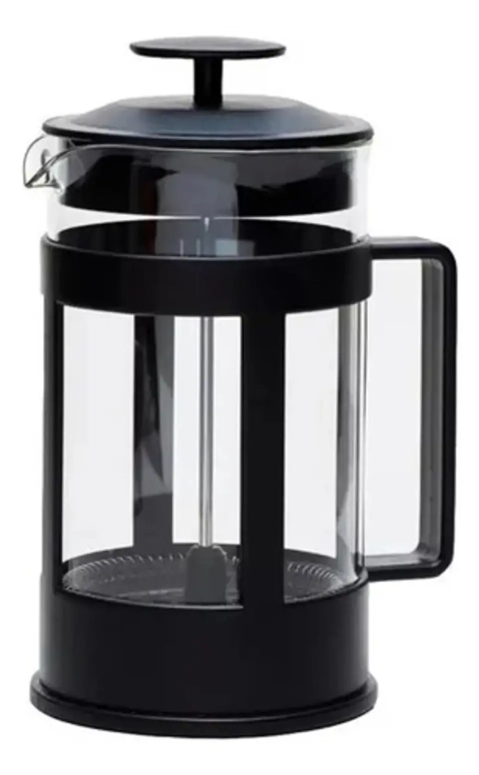 Cafetera Embolo Prensa Francesa 1000cc Vidrio Negra Color Ne 11