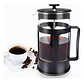 Cafetera Embolo Prensa Francesa 1000cc Vidrio Negra Color Ne - Miniatura 12