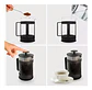 Cafetera Embolo Prensa Francesa 1000cc Vidrio Negra Color Ne - Miniatura 14