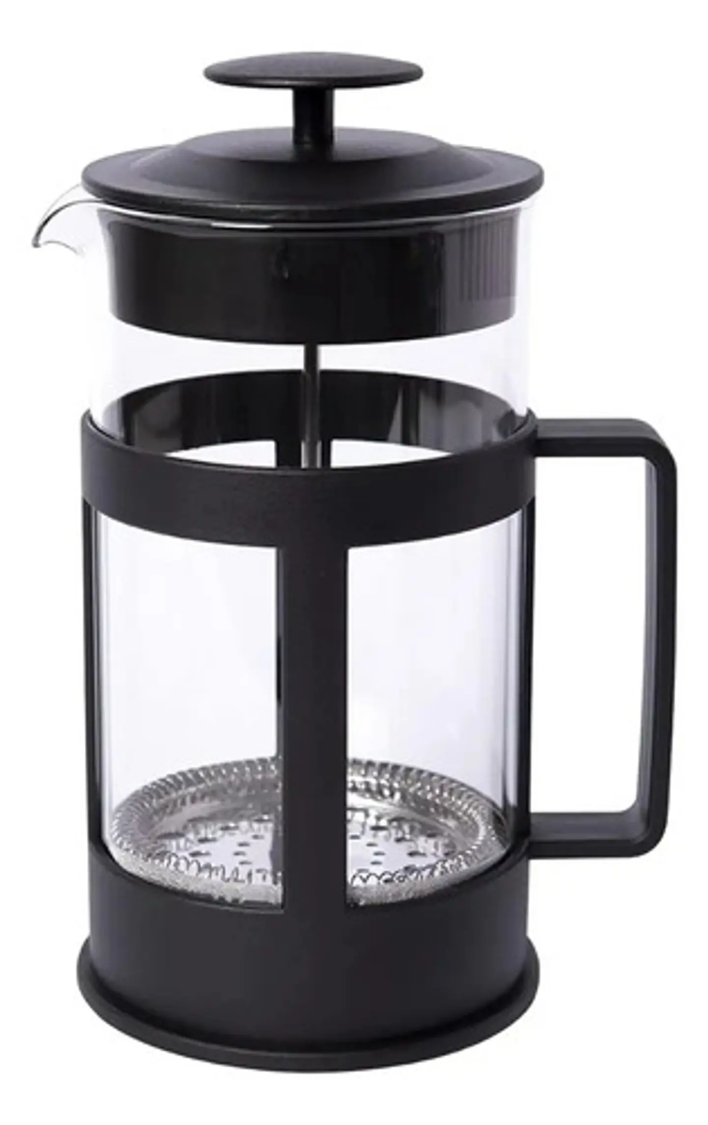 Cafetera Embolo Prensa Francesa 1000cc Vidrio Negra Color Ne 15
