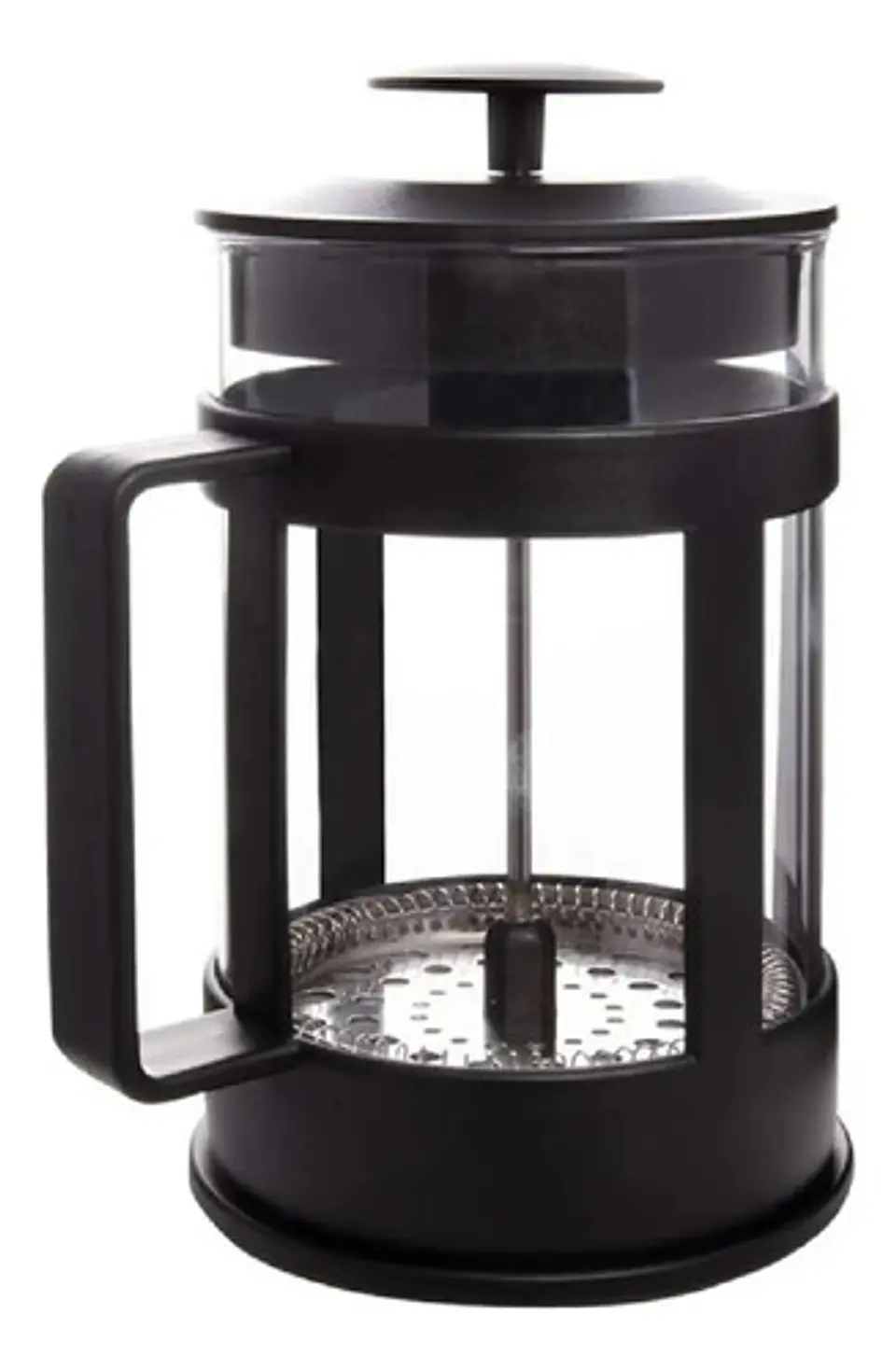 Cafetera Embolo Prensa Francesa 1000cc Vidrio Negra Color Ne 18