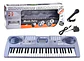 Organeta Piano 54 Teclas Usb Mp3 Micrófono Color Negro 5v - Miniatura 1