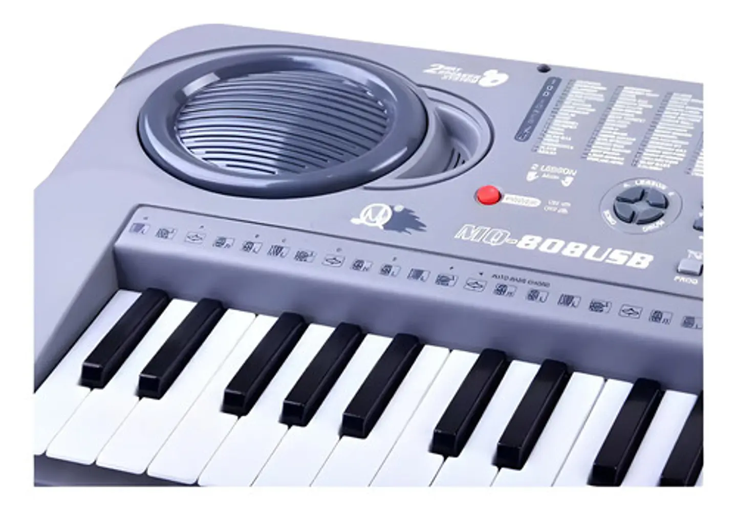 Organeta Piano 54 Teclas Usb Mp3 Micrófono Color Negro 5v 4