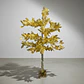 Arbol Navidad Dorado Bodas Arreglos Decor 1.8m Hojas 160 Led - Miniatura 1